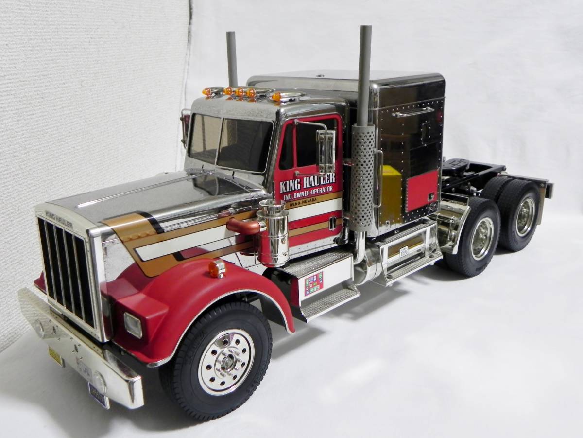 新品】タミヤ1/14トレーラー キングハウラー 金属製フロントグリル