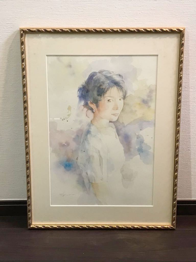 黒川達也 「車窓から」P8 油彩画 真作 風景画 宮永岳彦師事 額無し