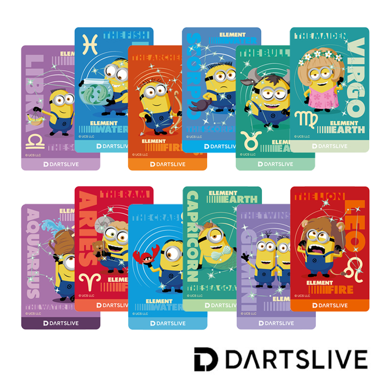 Minions ミニオン DARTSLIVECARD 12星座 | Exclamation Darts Shop