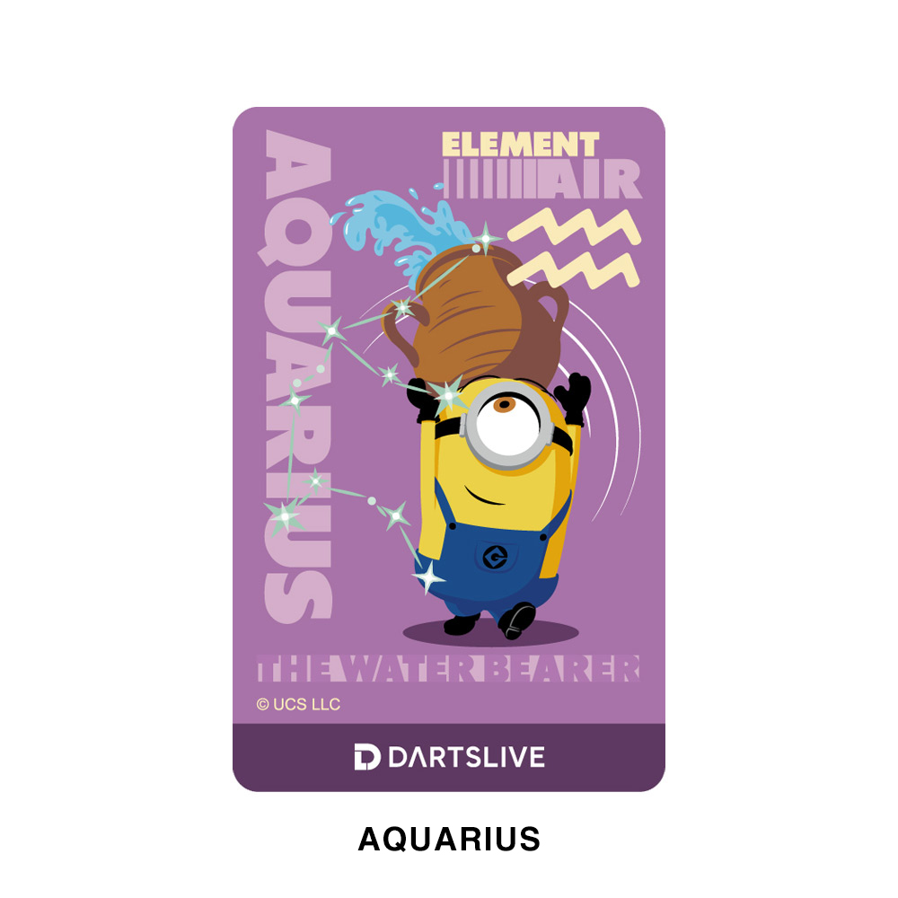 Minions ミニオン DARTSLIVECARD 12星座 | Exclamation Darts Shop