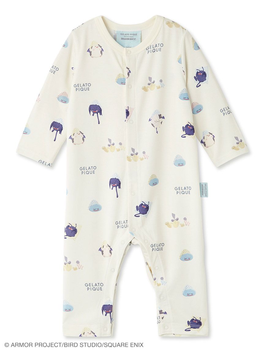 ドラゴンクエスト】【ベビー】アソートモンスター総柄ロンパース