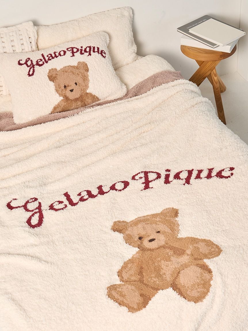 Sleep】【HOLIDAY】 スノーベア ジャガードマルチカバー(ブランケット