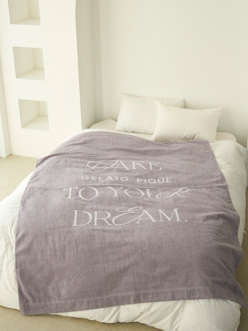 Sleep】ロゴデザイン 今治タオルケット(ブランケット・タオルケット