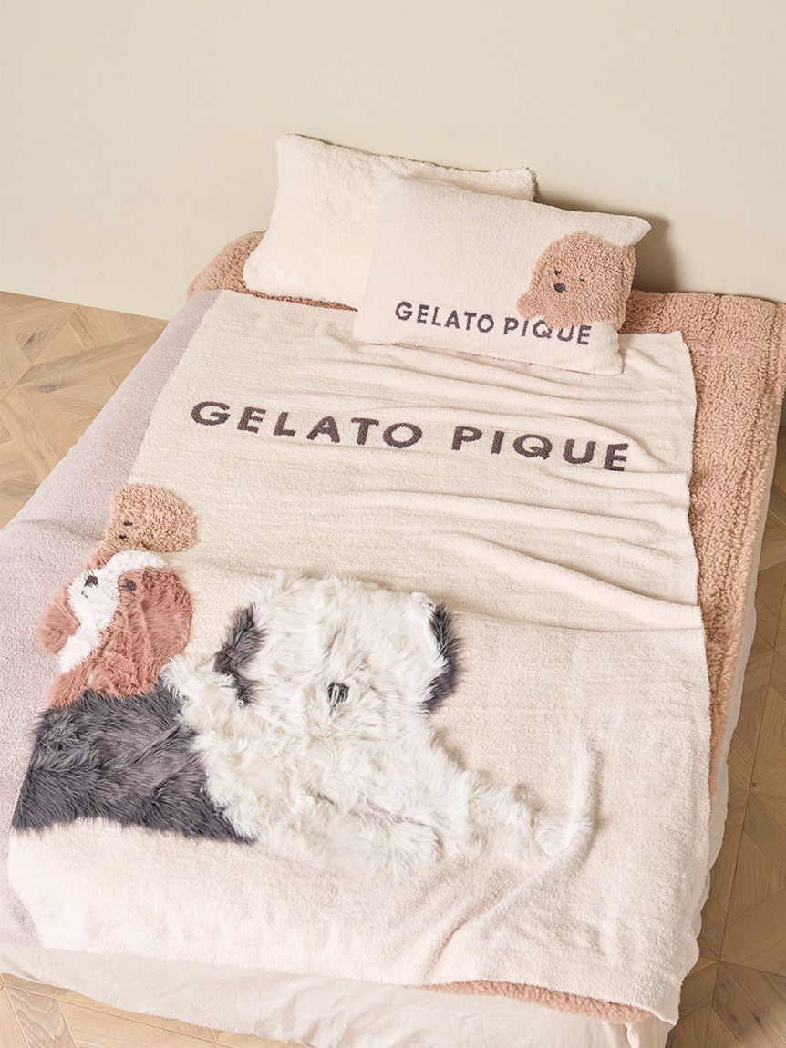 Sleep】DOG3柄 ジャガードマルチカバー(ブランケット・タオルケット