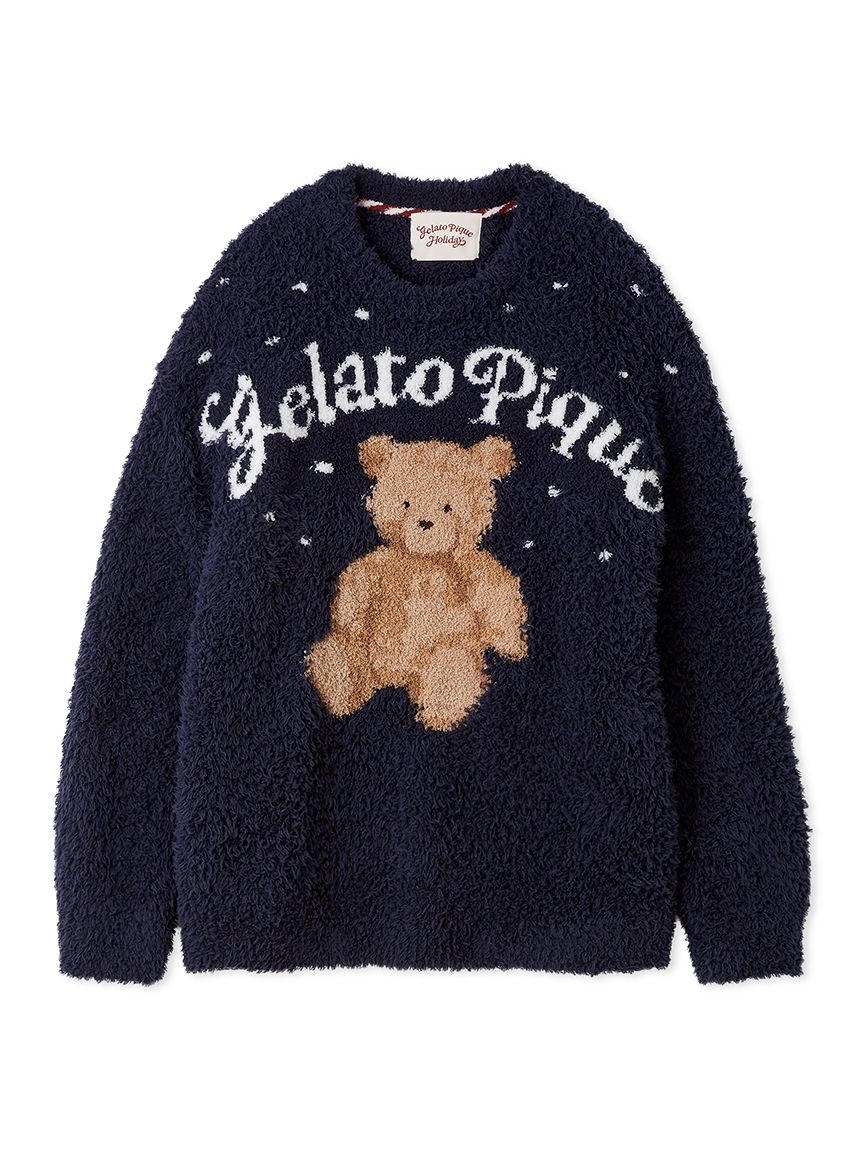 HOLIDAY】ジェラートスノーベアジャガードプルオーバー(ニットプル