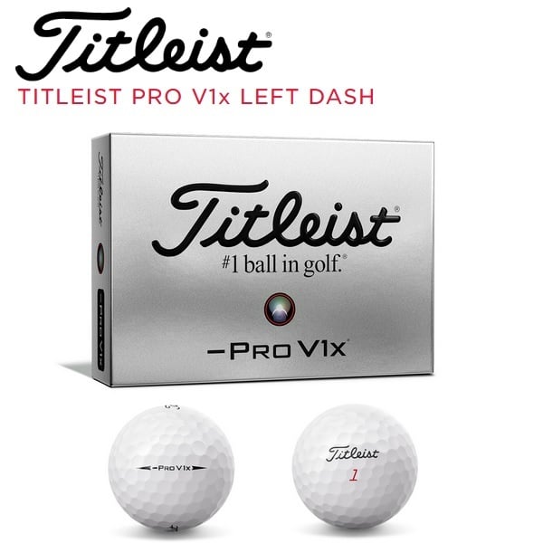 タイトリスト ゴルフボール プロ V1X レフトダッシュ 1ダース 12個入り