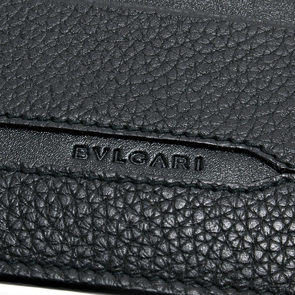 名入れ】 ブルガリ 名刺入れ メンズ ブランド 本革 bvlgari カード