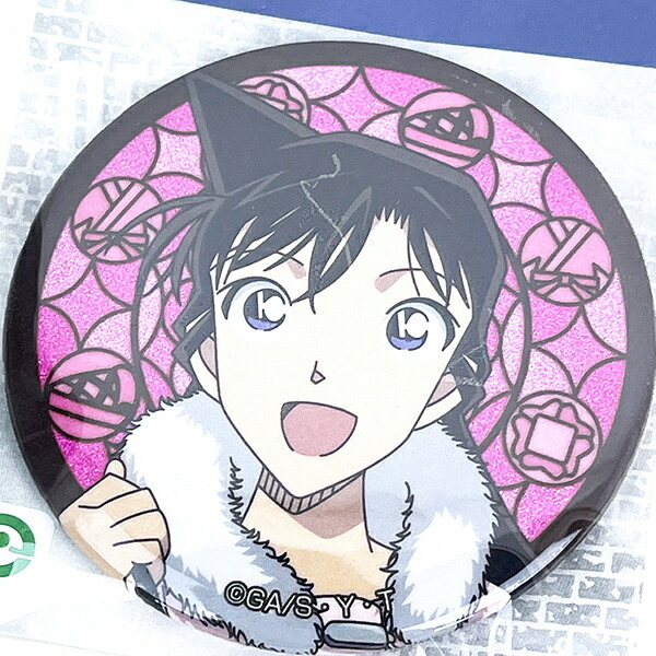 名探偵コナン 毛利蘭 グリッター缶バッジ vol.2 日本製