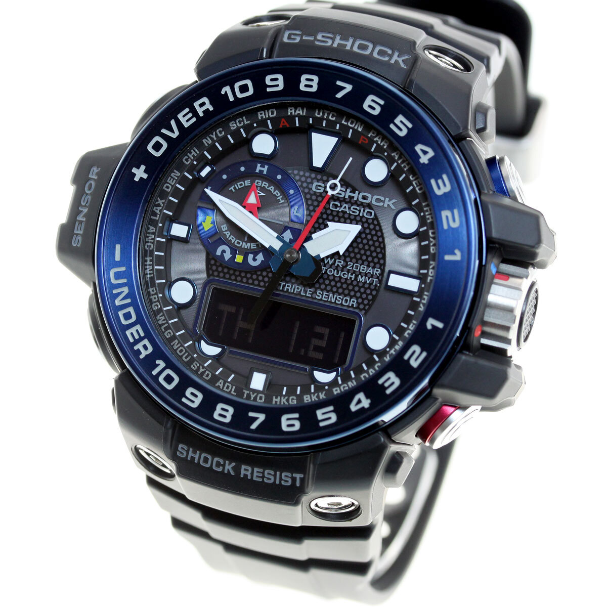 G-SHOCK 電波 ソーラー 電波時計 ブラック Gショック ガルフマスター