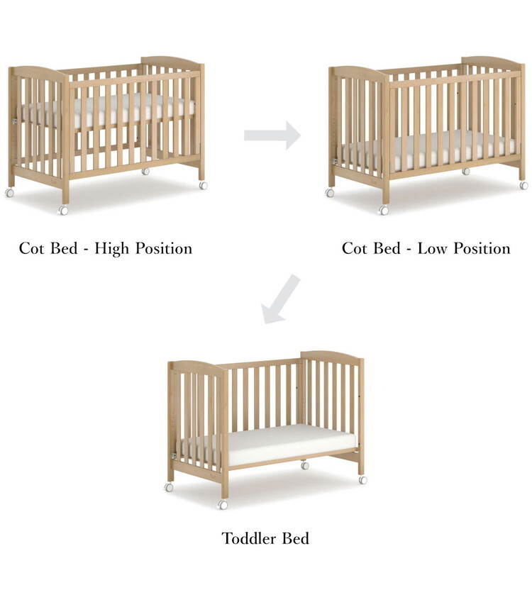 BOORI ベビーベッド カプリ 単品 Boori ブーリ キッズベッド 添い寝