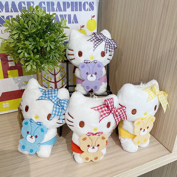 サンリオ ハローキティ 推し色マスコット レッド 赤 キーホルダー