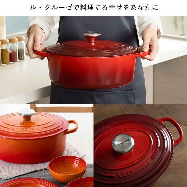 Le Creuset(ル・クルーゼ) IH対応両手鍋 27cm 並行輸入品 無水調理