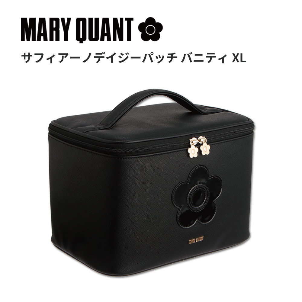 公式】MARY QUANT マリークヮント サフィアーノデイジーパッチバニティ