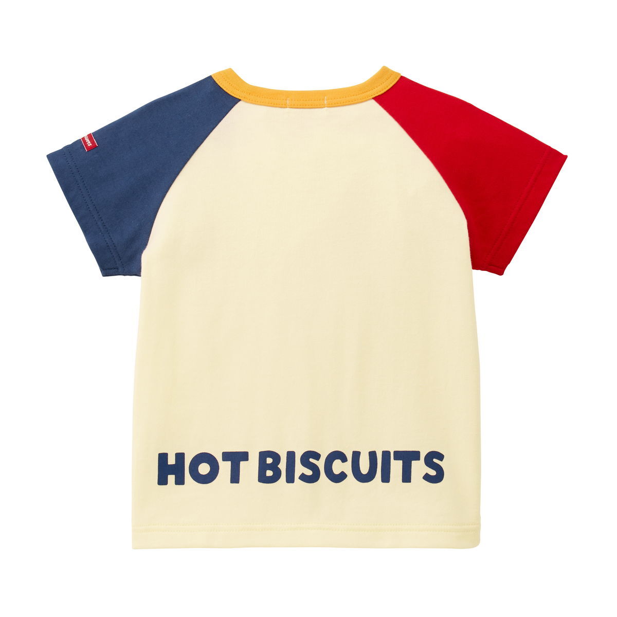 ミキハウスホットビスケッツ 顔ドン！Tシャツ＆ハーフパンツセット