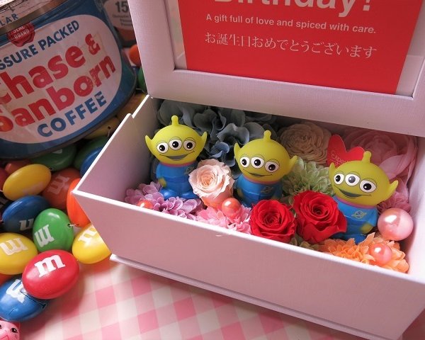 トイストーリー リトルグリーンメン3個入り 花束風 写真立て フォト