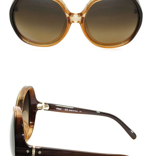 Chloe クロエ サングラス レディース グラデーション ダークブラウン