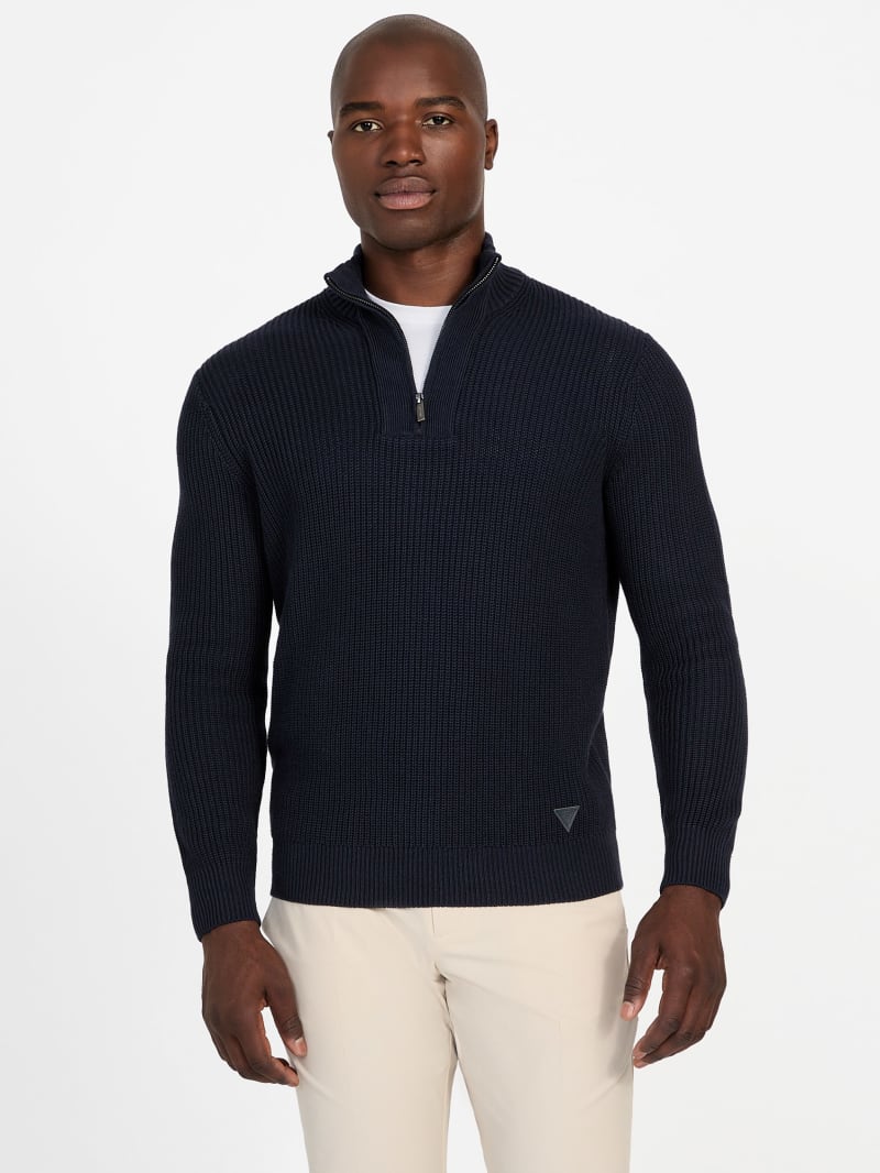 GUESS® Eco Headley Half-Zip Sweater
