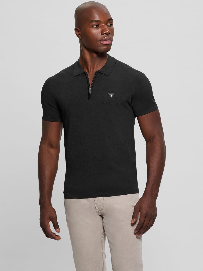 GUESS® Dane Zip Polo