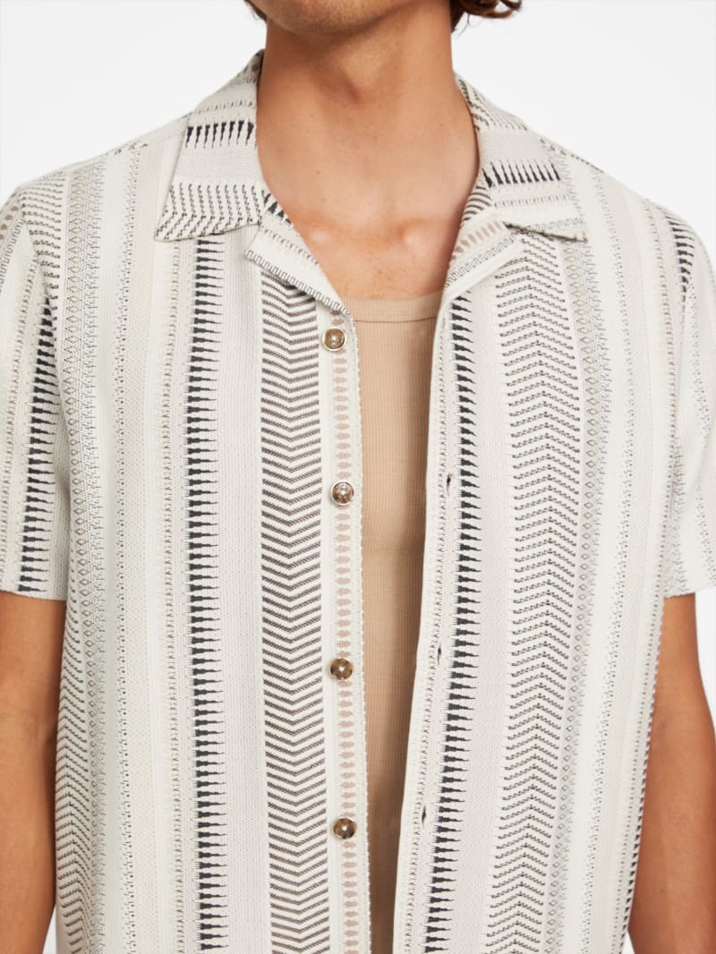 Leonardo Jacquard Shirt | GUESS Factory