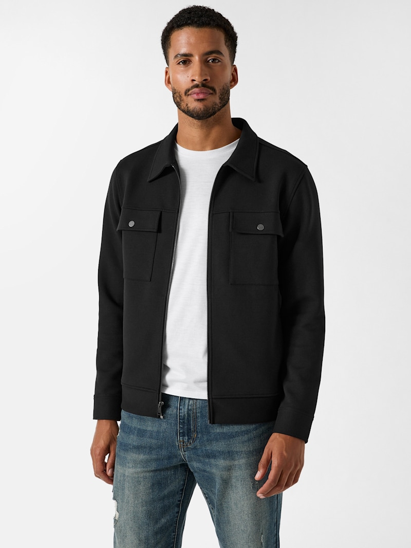 Eliseo Full-Zip Shirt | GUESS Factory