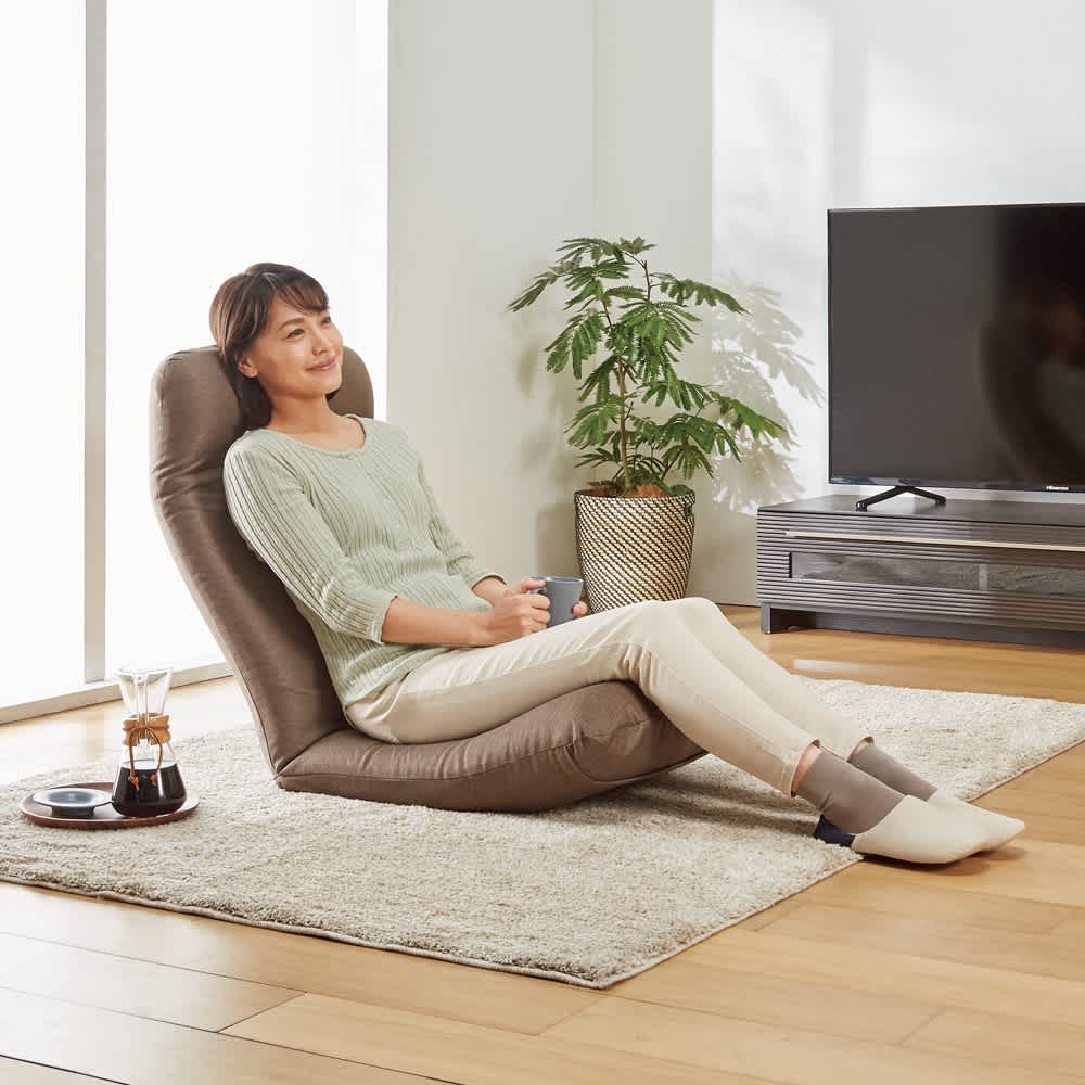 腰にやさしいリラックスチェアV Lサイズ・幅52cm 通販 - ディノス