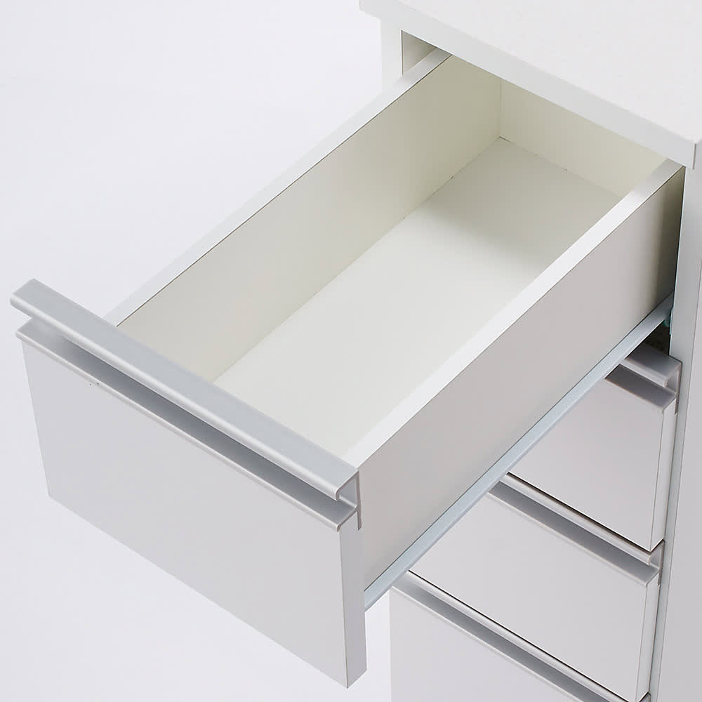 組立不要 収納物に優しい サニタリーすき間チェスト 幅25cm 通販