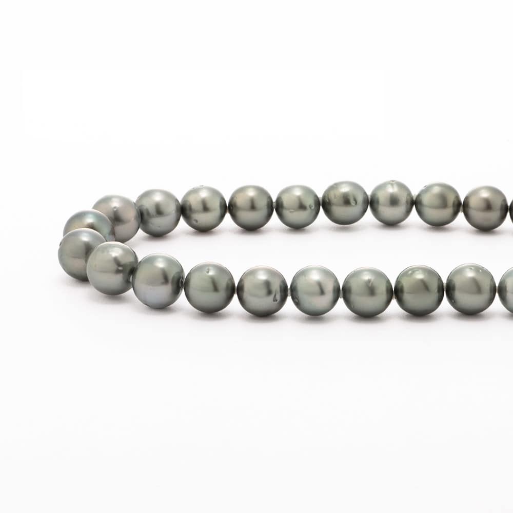11～13mm黒蝶グレーパール ネックレス 通販 - ディノス