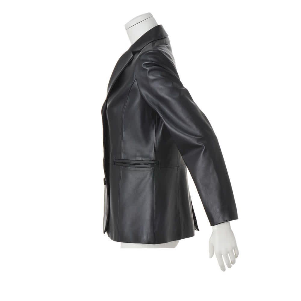 コロメル」社製 ラムレザー テーラードジャケット 通販 - ディノス