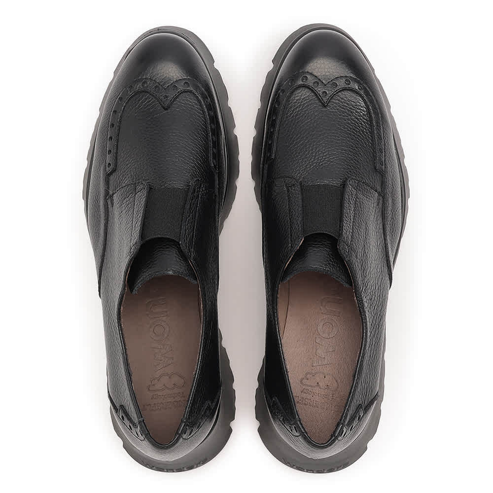 wonders/ワンダース 厚底ウィングチップ ローファー（スペイン製