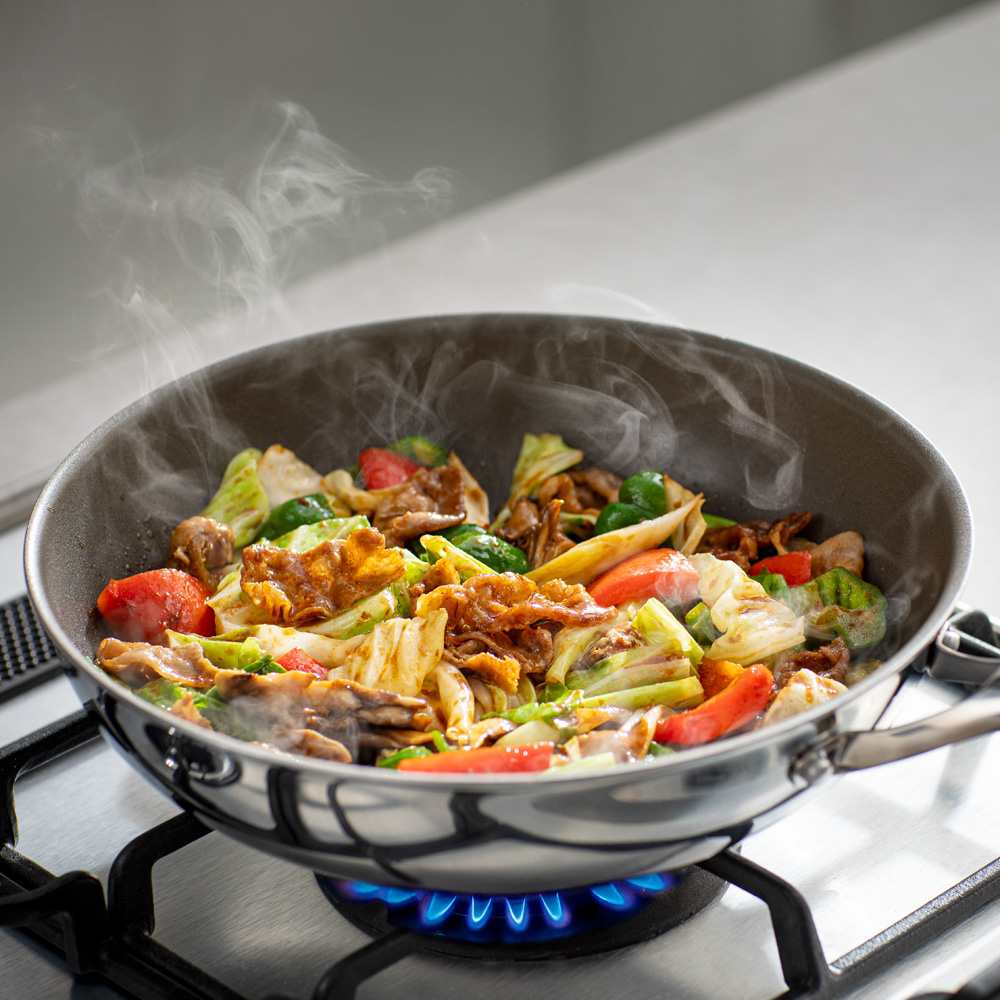 コレール フライパン26cm深型（ガラス蓋付き） 通販 - ディノス