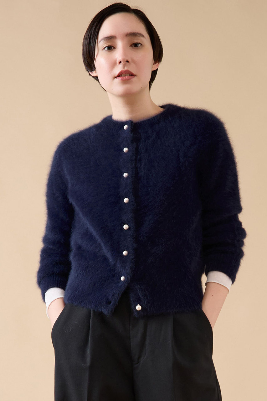 martinique(マルティニーク)｜FOXカシミヤパールカーディガン(一部WEB