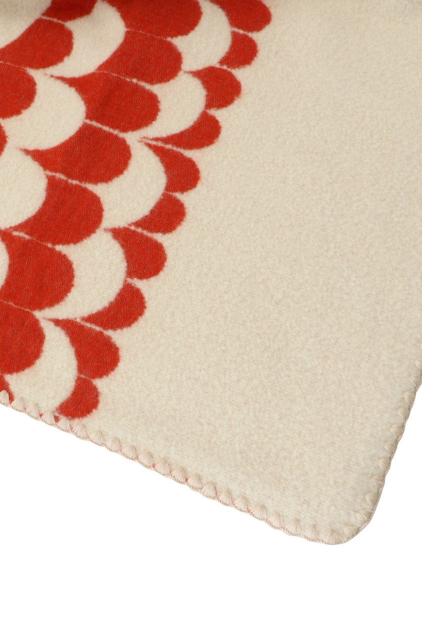 ミナペルホネン caravan ミニブランケット 赤 ミナペルホネン