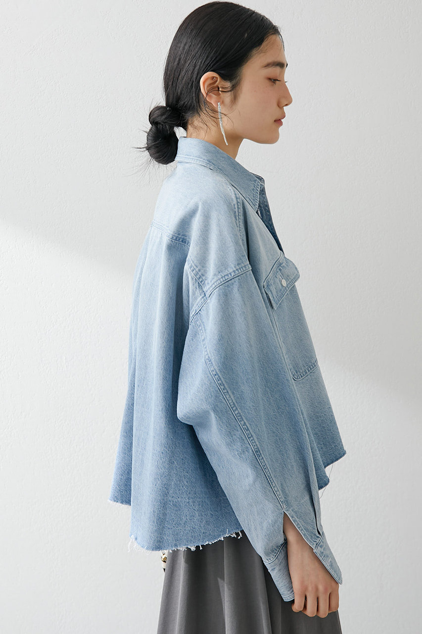 Whim Gazette(ウィム ガゼット)｜デニムシャツ/サックスブルー の通販