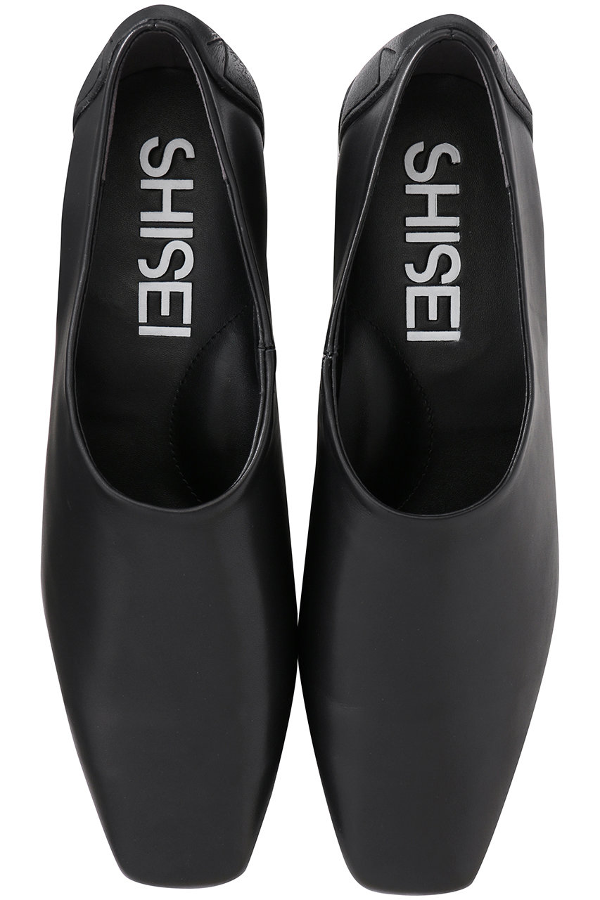 SHISEI(シーセイ)｜MM TIGHT SQUARE SLIPON（レイン対応）/ブラック の