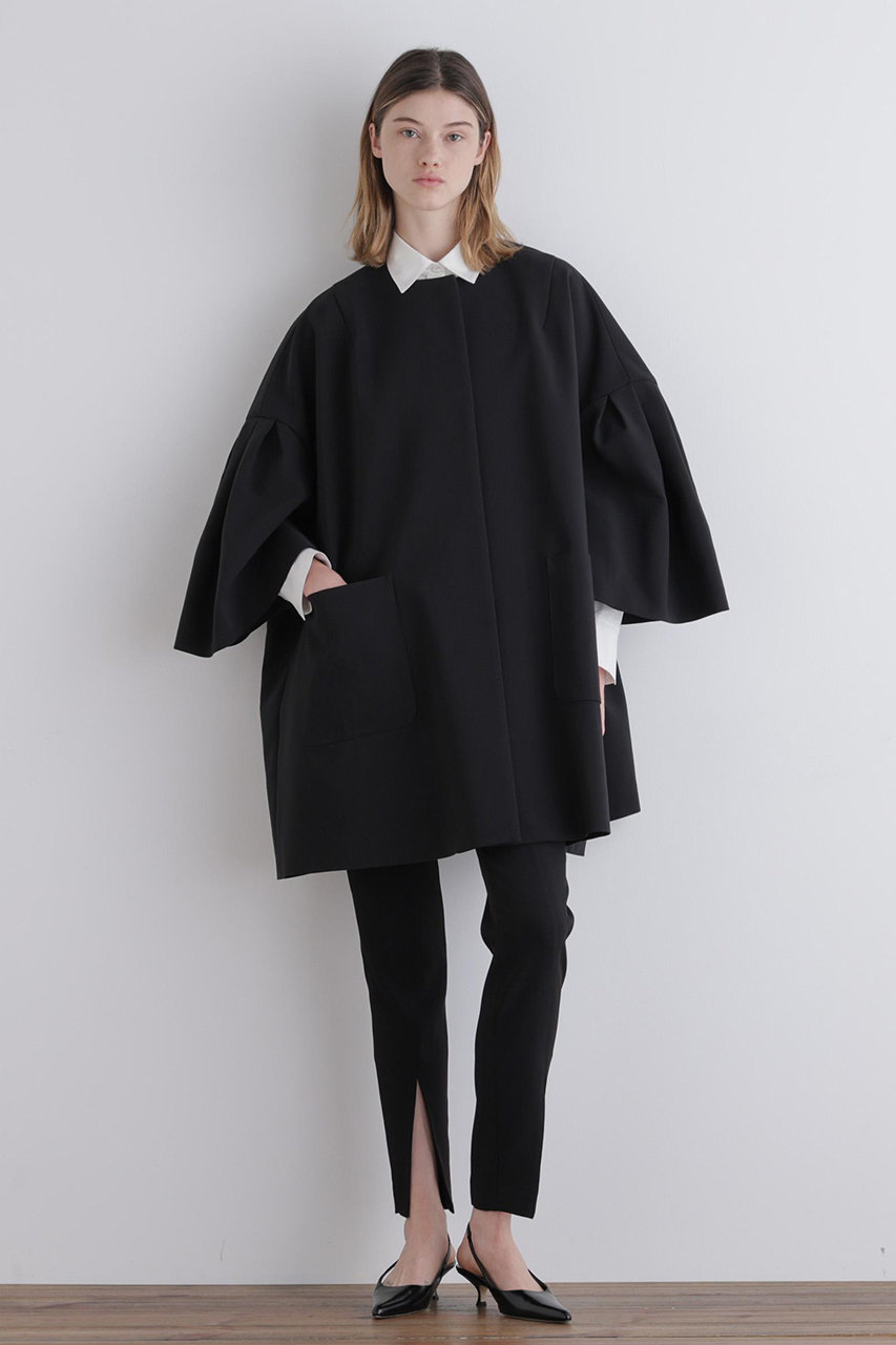 LE PHIL(ル フィル)｜T／Cトリプルクロスコート/ブラック の通販