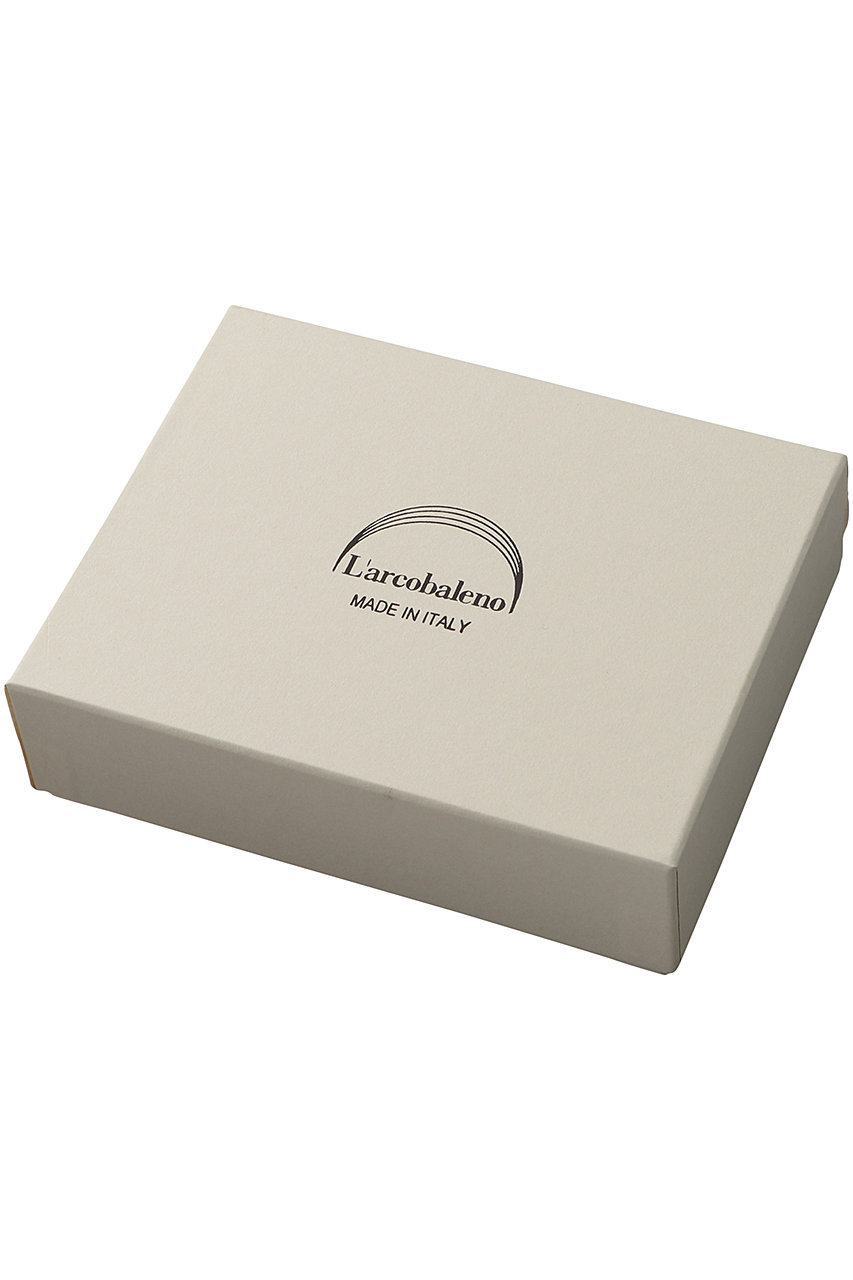 L'arcobaleno(ラルコバレーノ)｜名刺入れ/ベージュ×ピンク の通販
