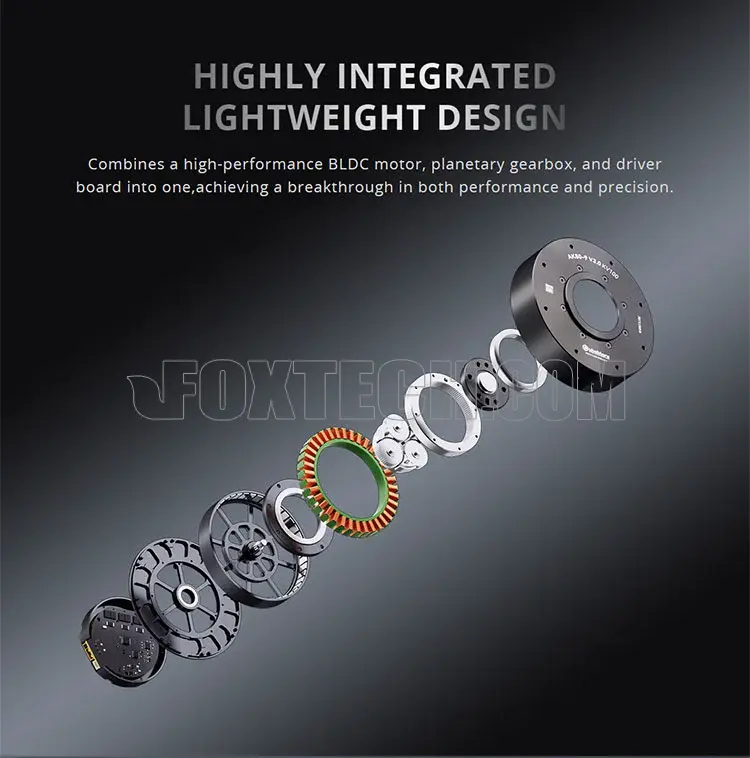 AK80-9 V3.0 KV100 Integrated Joint Motor | High-Torque Robotic