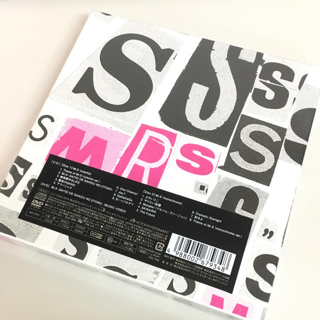 SMAP - 新品!!Mr.S/SMAP☆初回限定盤☆2CD+DVD☆の通販 by お値下げ