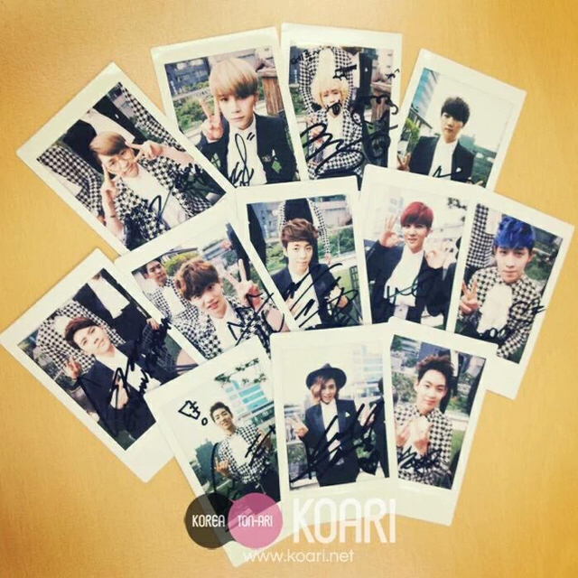 SEVENTEENバーノン直筆サイン入りチェキ SEVENTEENバーノン直筆サイン