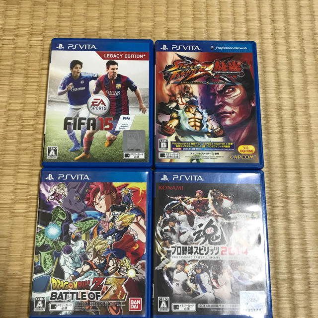 PlayStation Vita - PSVitaカセット4セットの通販 by REN