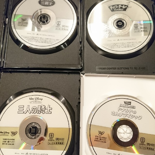 ディズニー レンタル落ちdvd 【 4本セット売り 】の通販 by micky's