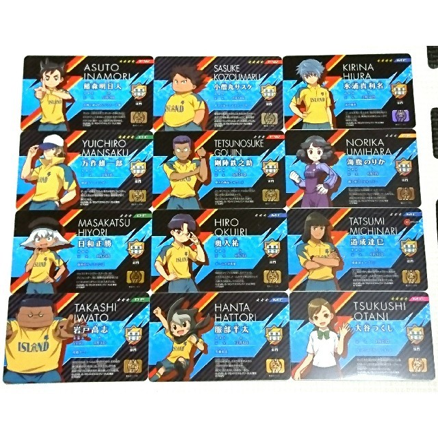 12枚 イナズマイレブン アレスの天秤 イレブンライセンスvol.1 雷門