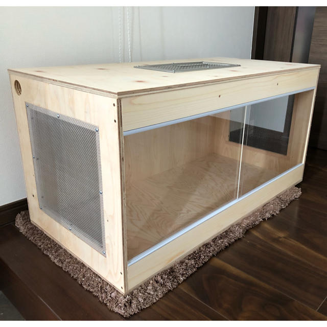 木製ケージ 爬虫類 小動物 オーダー可 カスタムベースにどうぞ！の通販