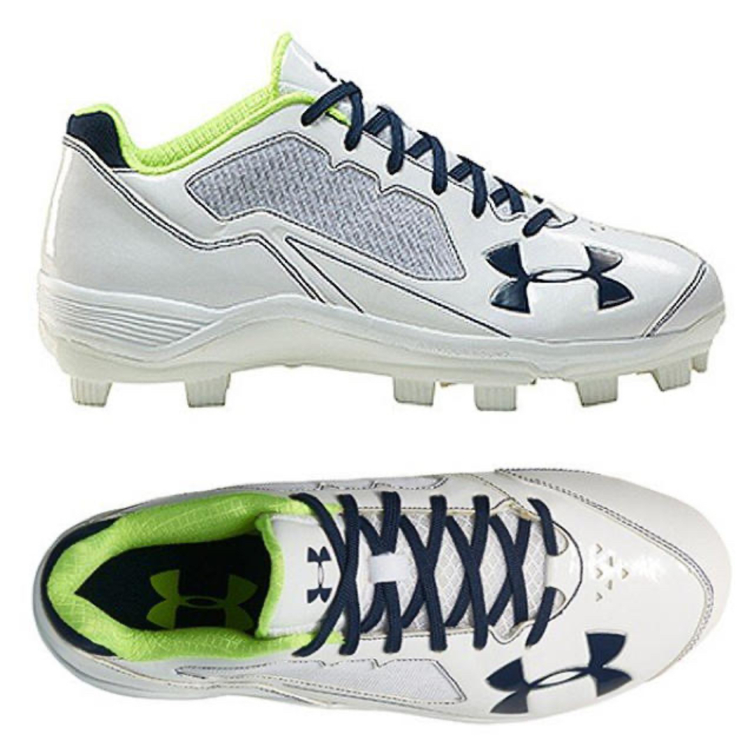 UNDER ARMOUR - アンダーアーマー スパイク 26.5cm ホワイト ネイビー