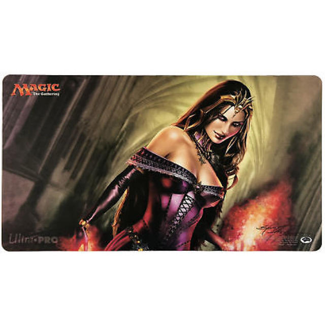 ヴェールのリリアナ mtg プレイマット Steve Argyle サインド ヴェール