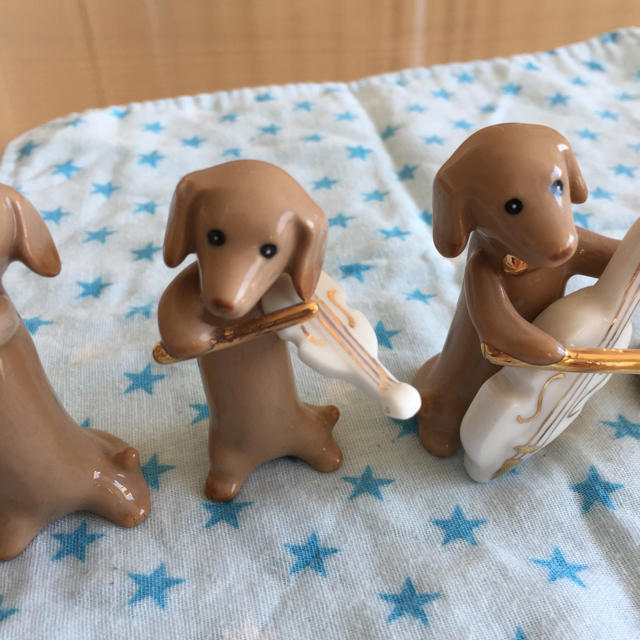 ダックスフント オーケストラ 陶器の通販 by あっこ's shop｜ラクマ