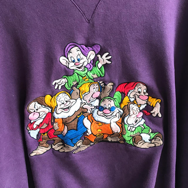 白雪姫 - 専用 ディズニー ヴィンテージ 白雪姫 小人 スウェット 紫