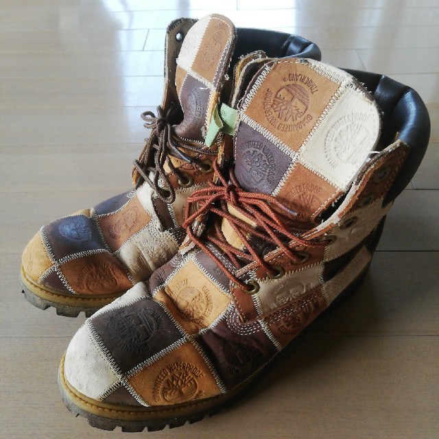 Timberland - 世界2000足限定 timberland パッチワークブーツの通販 by