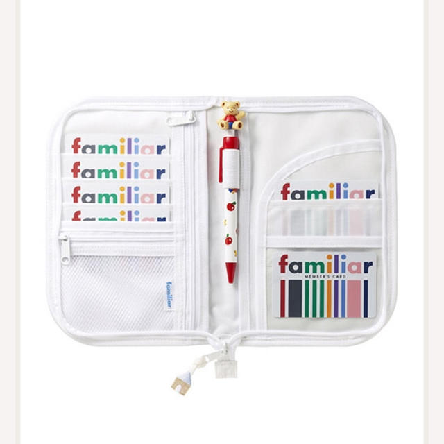 familiar - 新品 未使用 ♡ ファミリア 母子手帳ケース ピンクの通販
