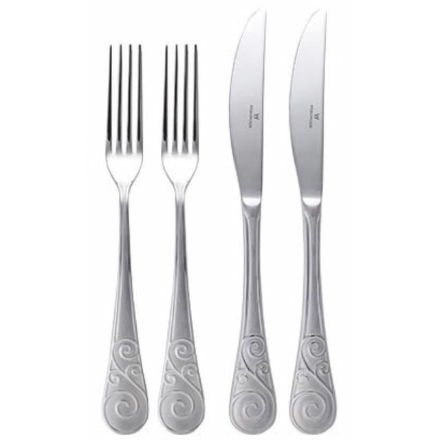 WEDGWOOD - 【美品】ウェッジウッド スワル ナイフ&フォークの通販 by